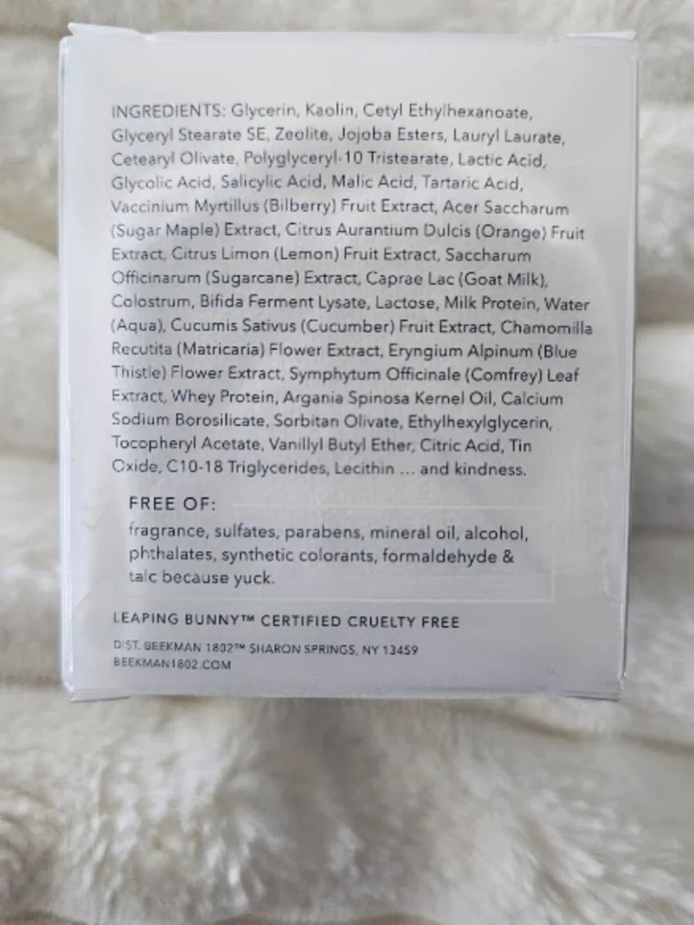 Beekman 1802 Buttermilk Cleansing Balm & Milk Mud Warming Clay Mask Duo (NWOT)